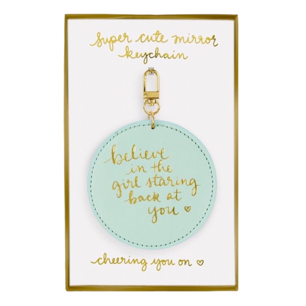 DAYNA LEE COLLECTION MINT MIRROR KEYCHAIN - BNWT